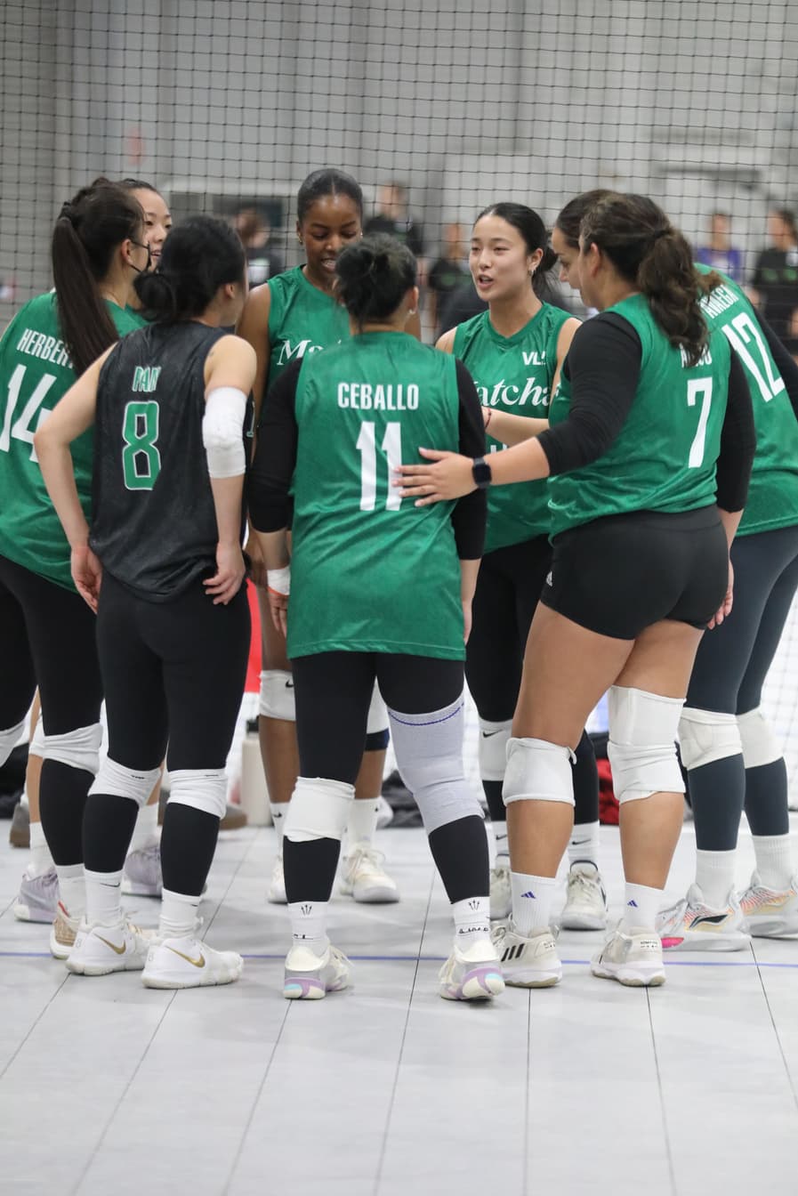 Team huddle